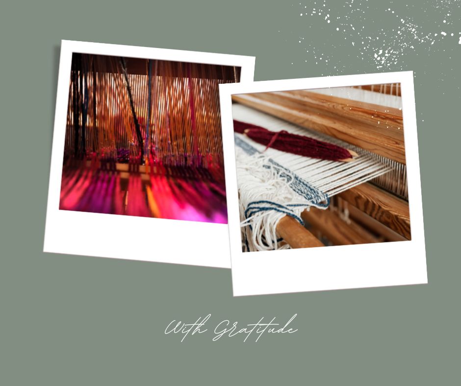 "A journey of a thousand yards begins with a single weave."